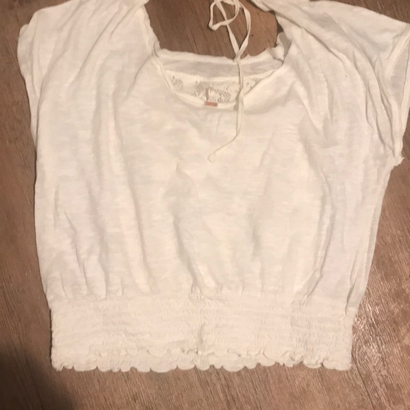 Free People White Lace Pattern Top - Picture 4 of 4